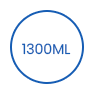 1300ML engångs biologiskt nedbrytbar salladspapperskål icon