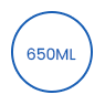 650ML engångsnedbrytbar förpackningspappersskål icon
