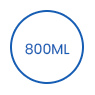 800ML engångs biologiskt nedbrytbar papperssoppskål icon